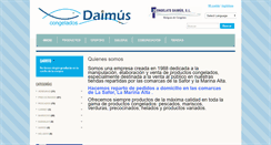 Desktop Screenshot of congeladosdaimus.com
